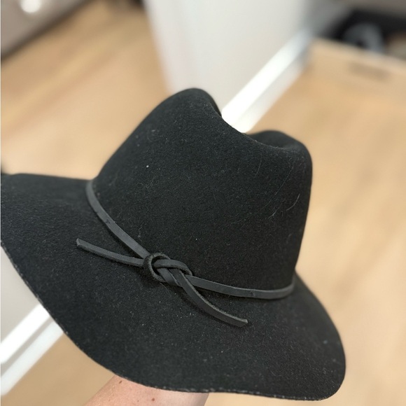 Brixton Black Wool Fedora Hat - Picture 3 of 5